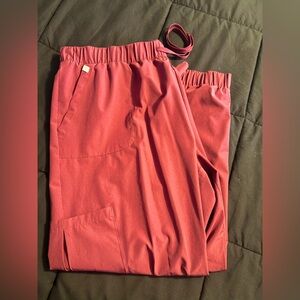 Women’s Hanes 3XL Burgundy Scrub Pants